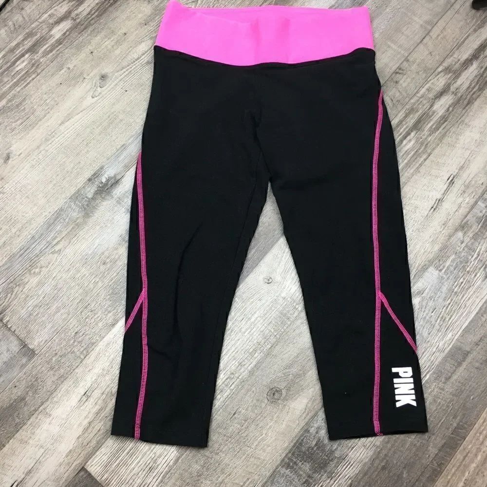 Victoria’s Secret Pink Yoga Capris Women Size XS